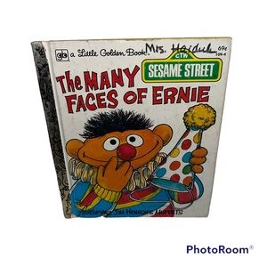 The Many Faces of Ernie Sesame Street a Little Golden Book